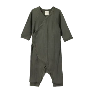 Kimono Stretch & Grow Pointelle || Thyme