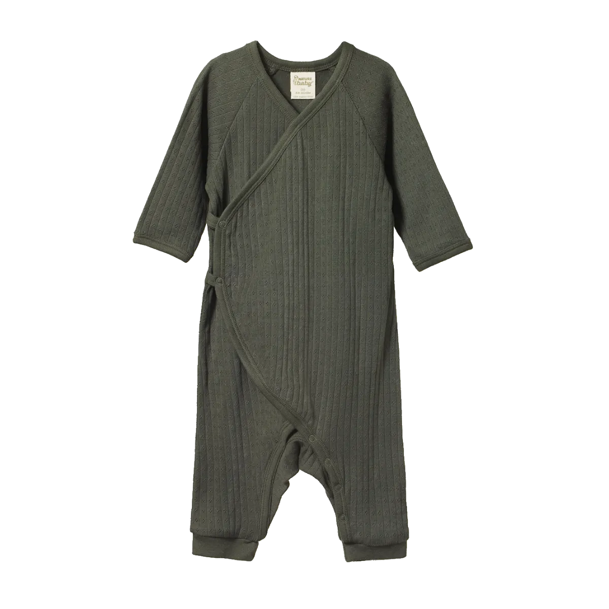 Kimono Stretch & Grow Pointelle || Thyme