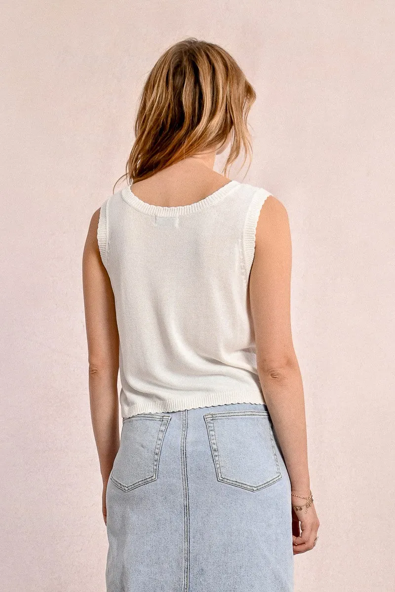 KNITTED VEST