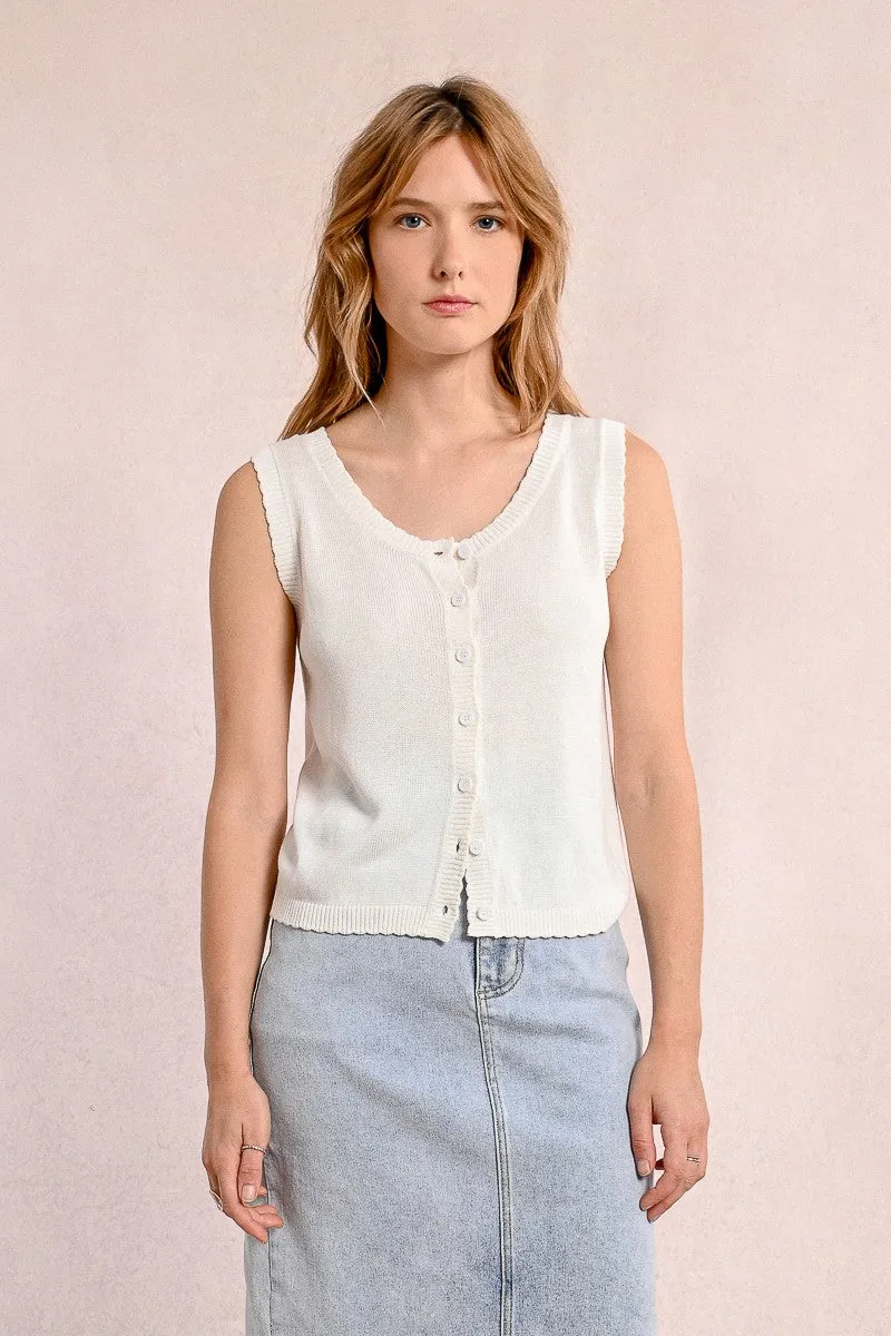 KNITTED VEST