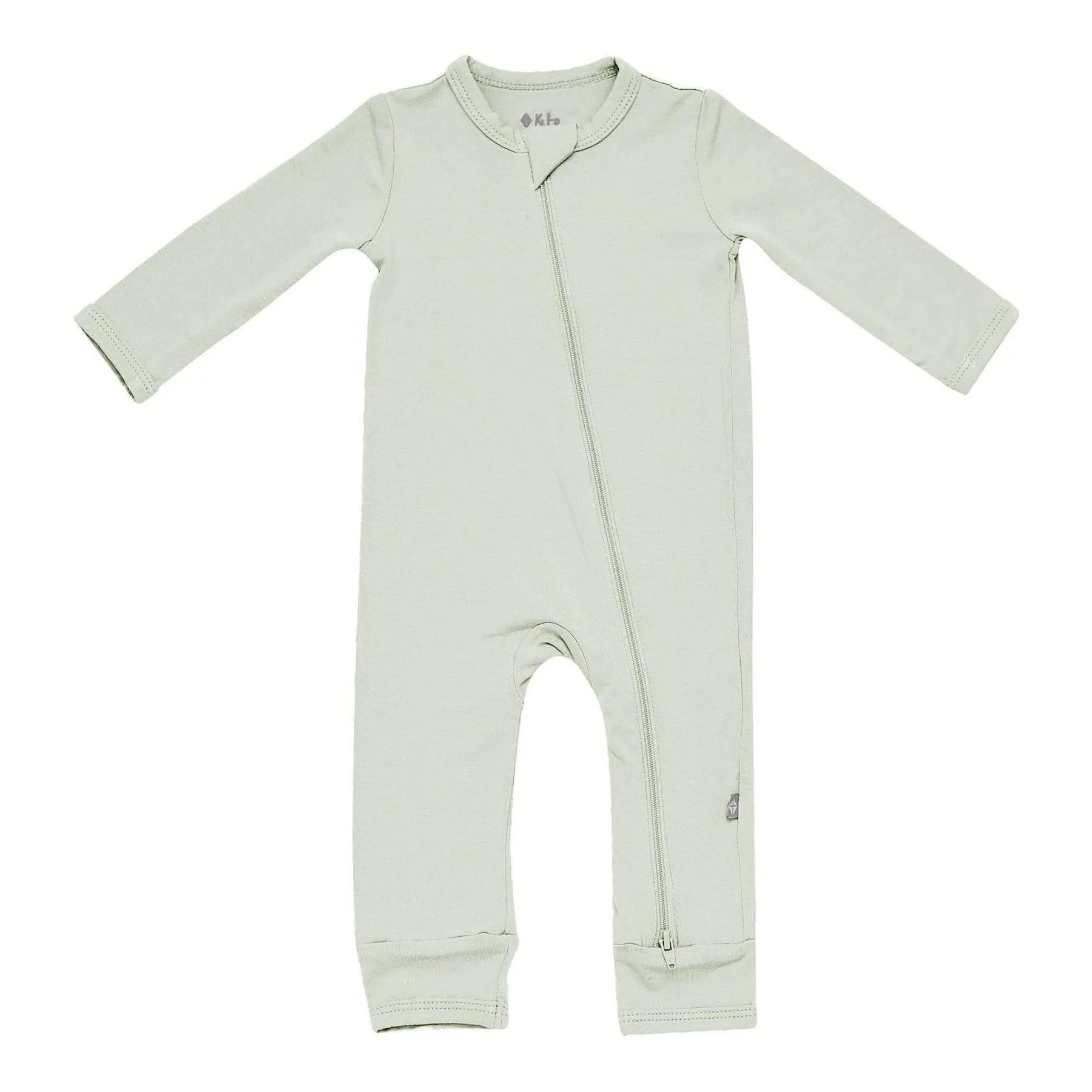 Kyte Zippered Romper- Aloe