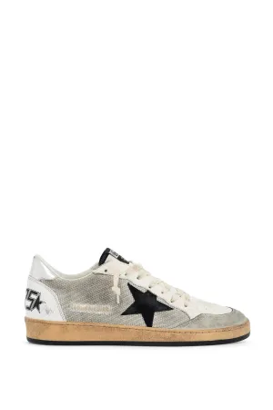 leather and canvas sneakers