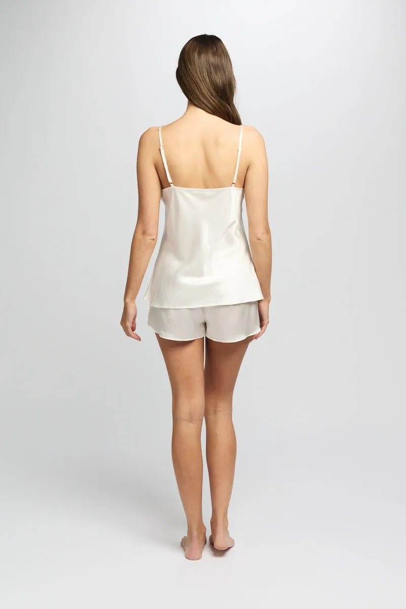 Love & Lustre Silk Camisole & Short Set