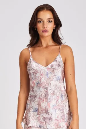 Love & Lustre Silk Camisole - Paradise Print