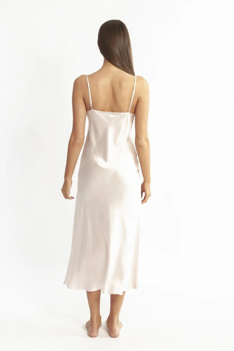 Love & Lustre Silk Chemise 3/4 Length