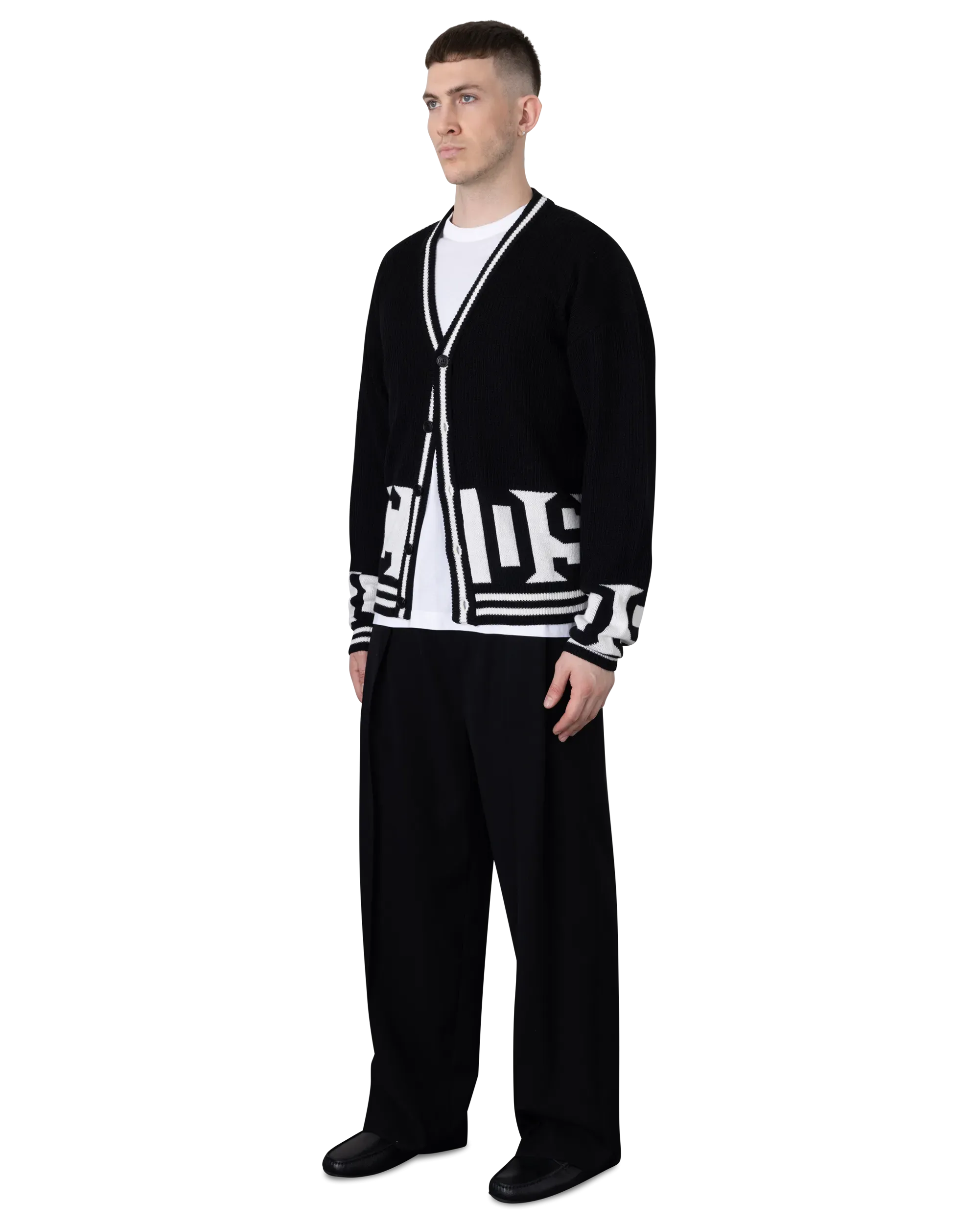 Low Brand Logo Cardigan