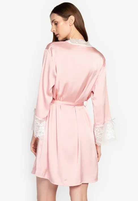 Luna 5PCS Silk Robe Set