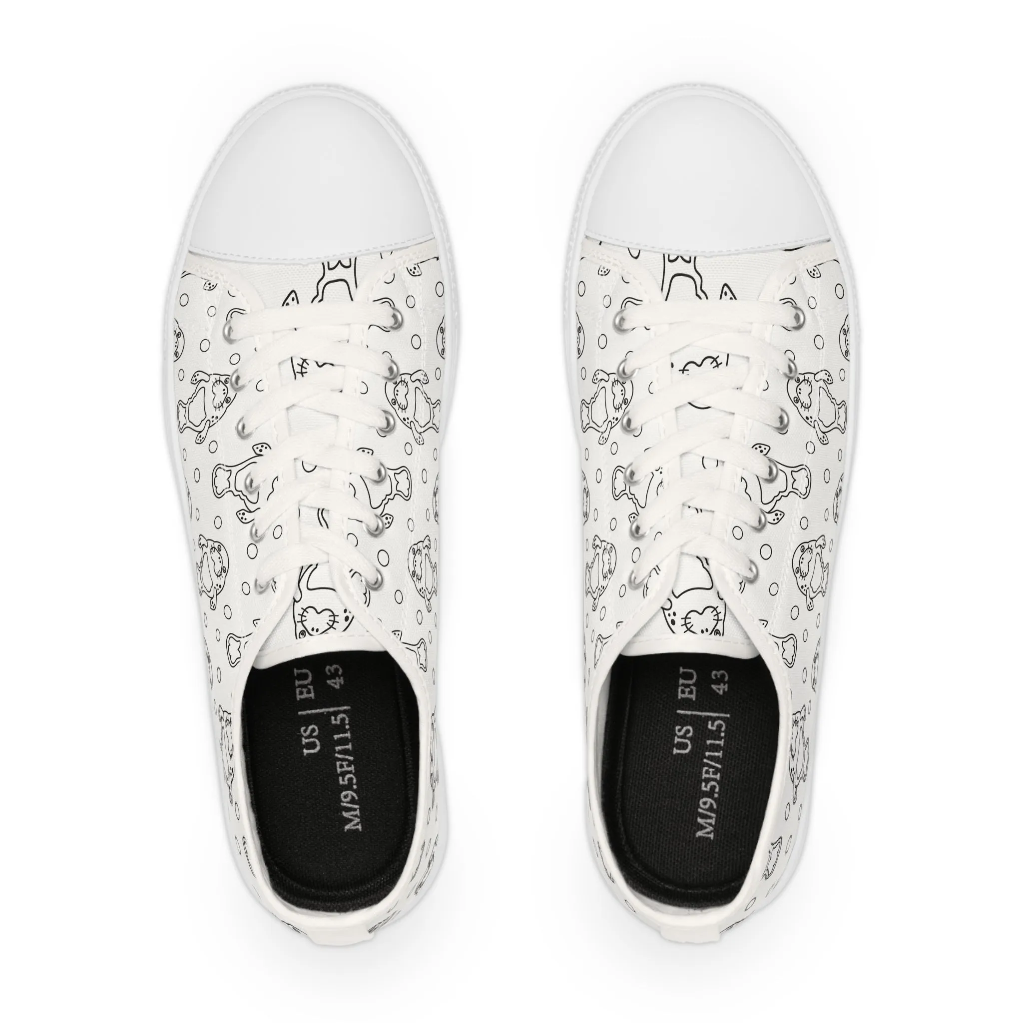 Manatee Men's Low Top Sneakers