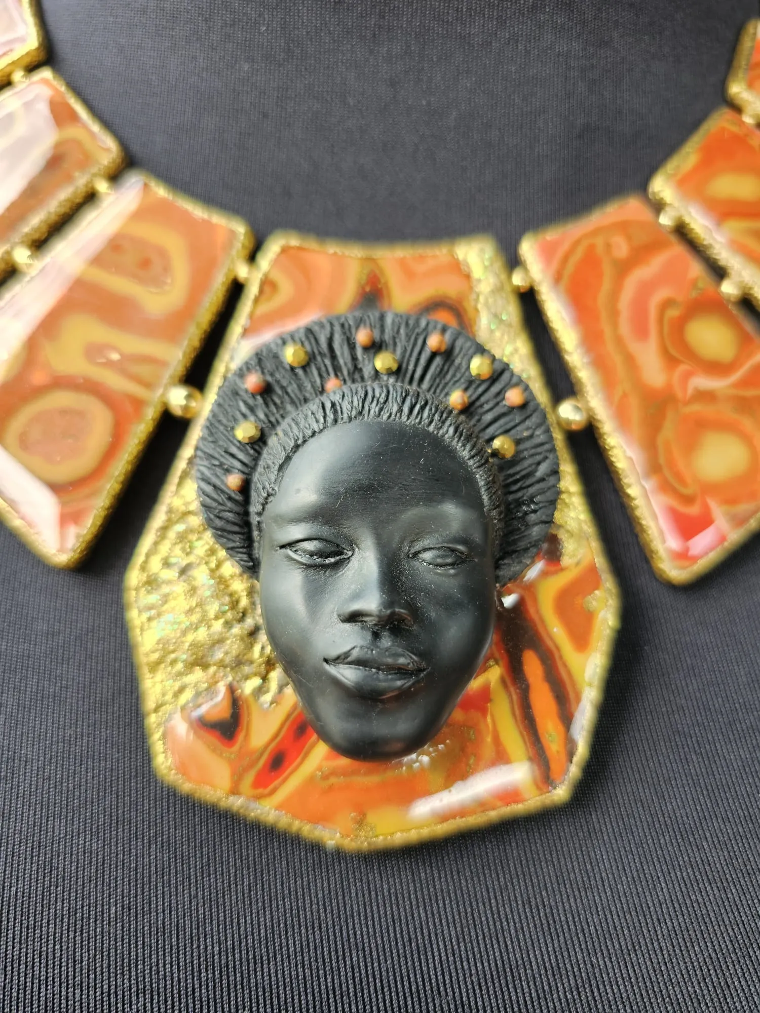 Maruvian Woman Series (Unapologetically Black) Necklace by Dianne Hayes Quarles