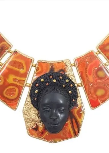 Maruvian Woman Series (Unapologetically Black) Necklace by Dianne Hayes Quarles