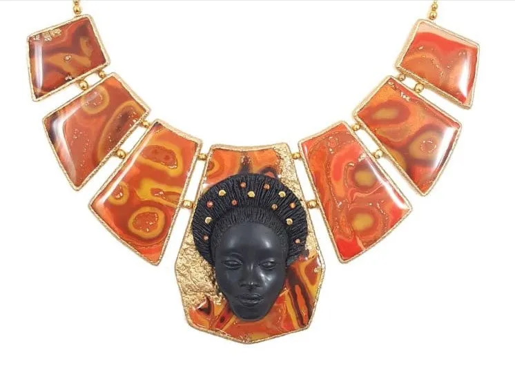 Maruvian Woman Series (Unapologetically Black) Necklace by Dianne Hayes Quarles