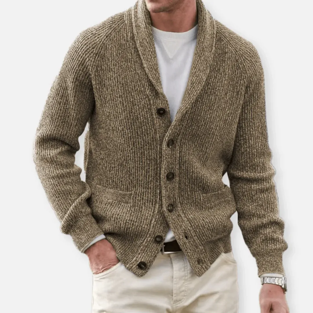 Men's Casual Knit Cardigan | Long