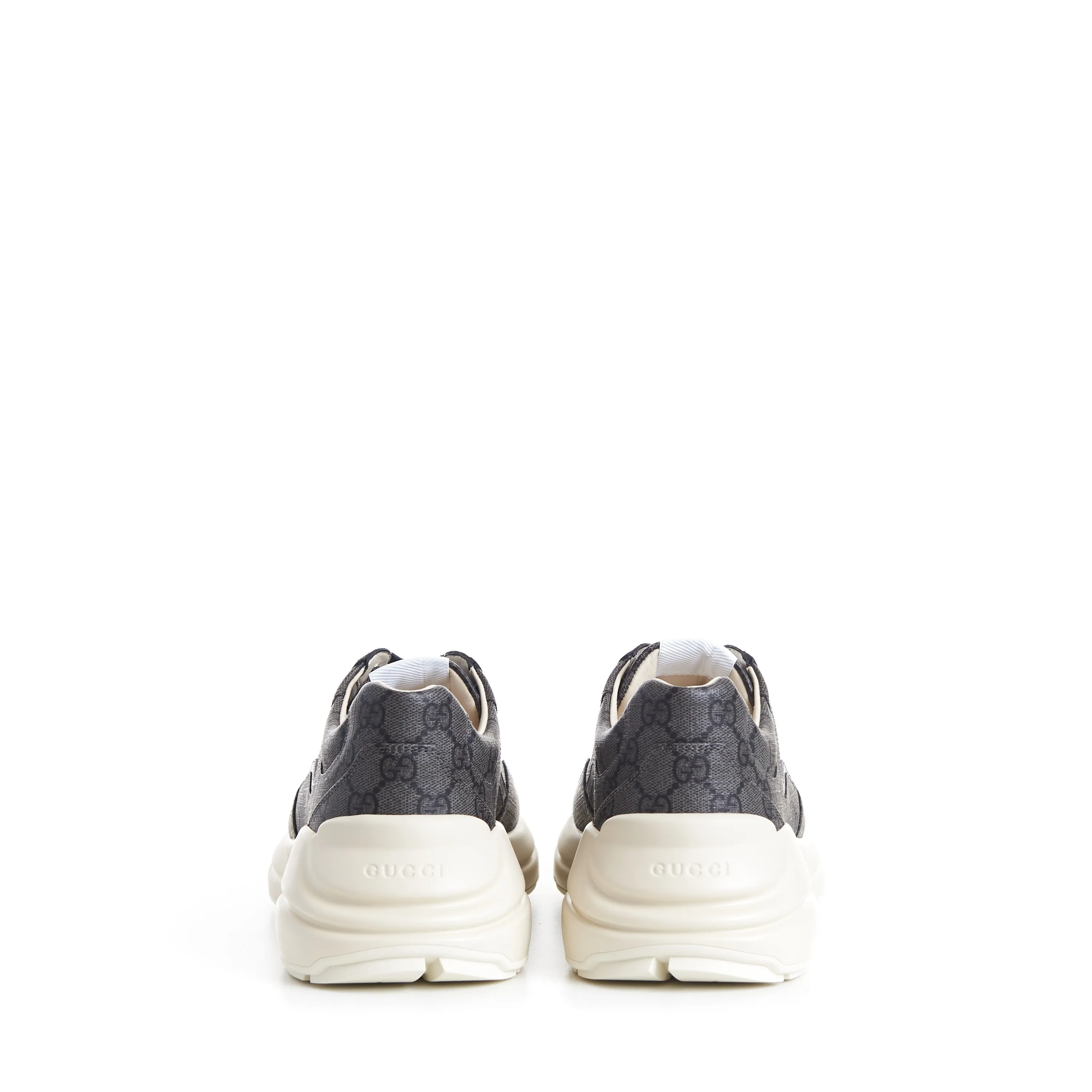 Men's Rhyton Sneaker - Grey/Graphite GG Supreme Canvas