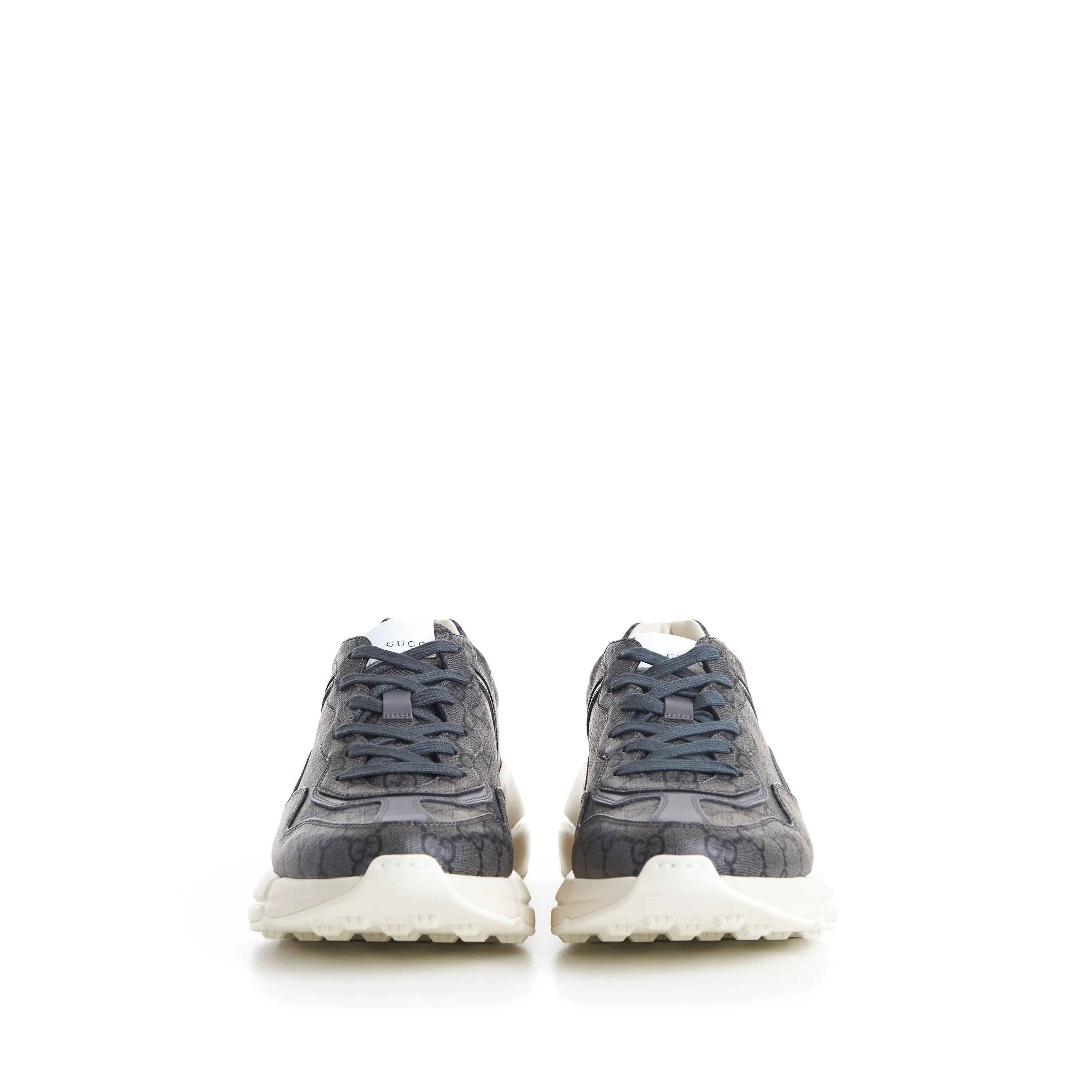 Men's Rhyton Sneaker - Grey/Graphite GG Supreme Canvas