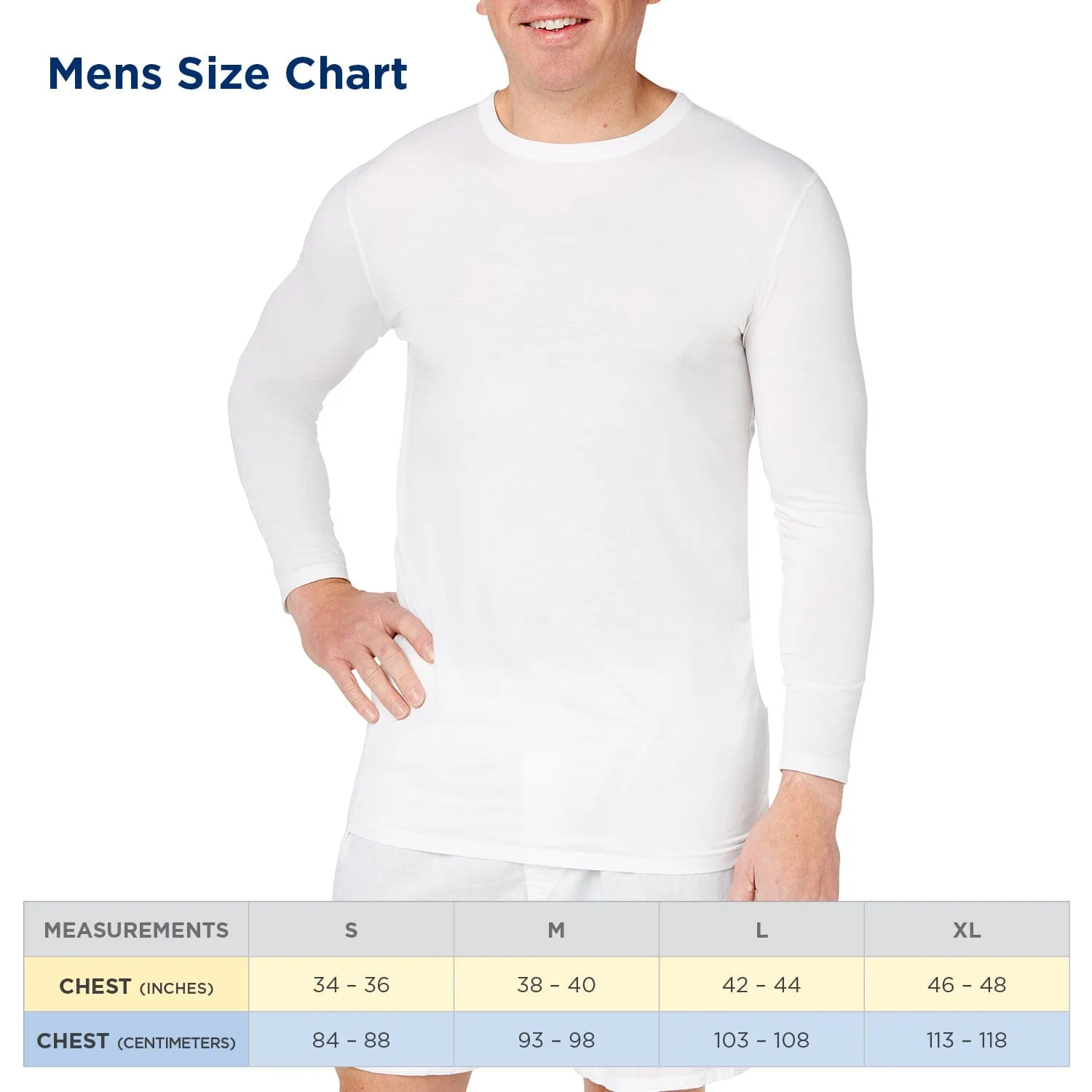 Men's Undershirt for Eczema | Psoriasis & Sensitive Skin Treatment Baselayer Clothing | Soothems