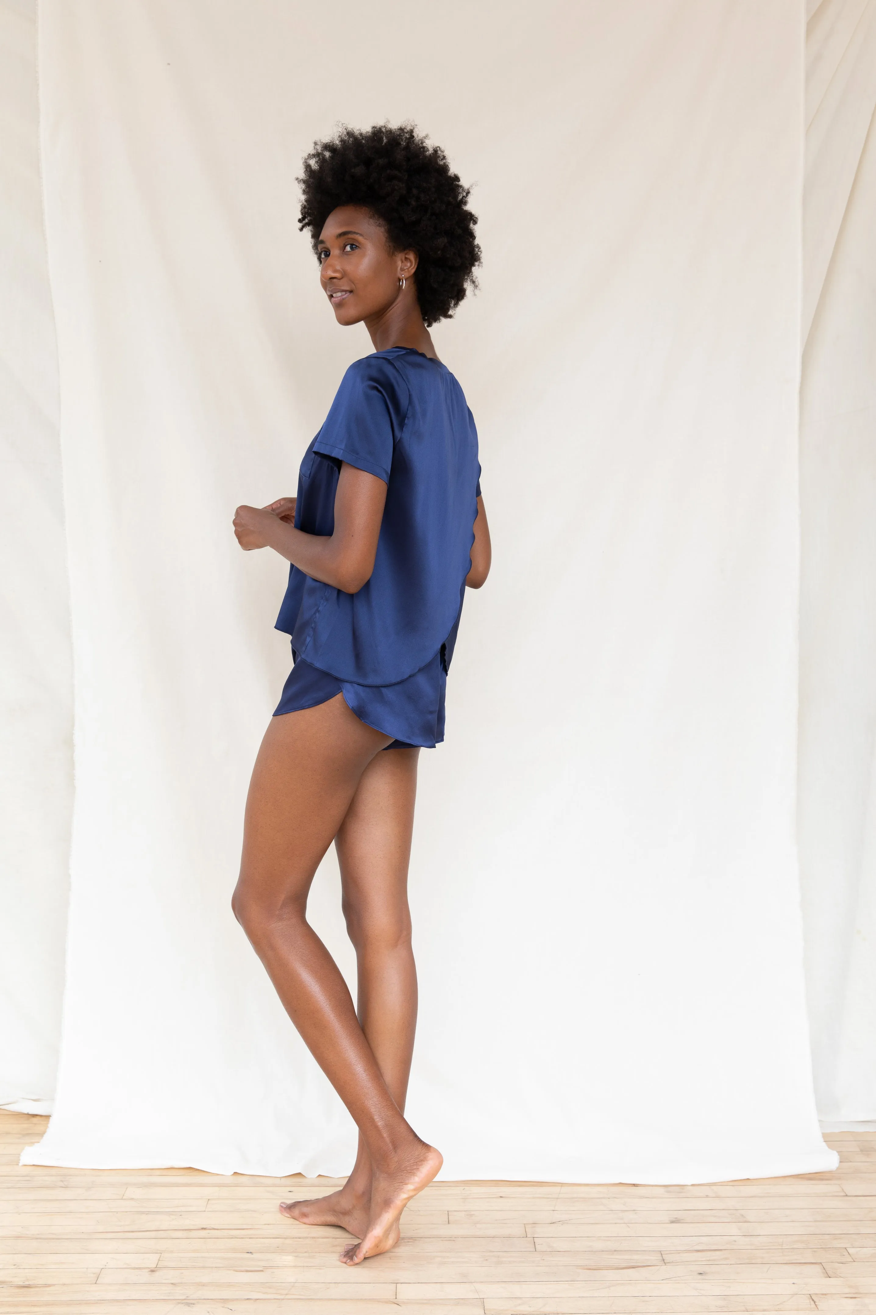 Mulberry Silk Tee Set