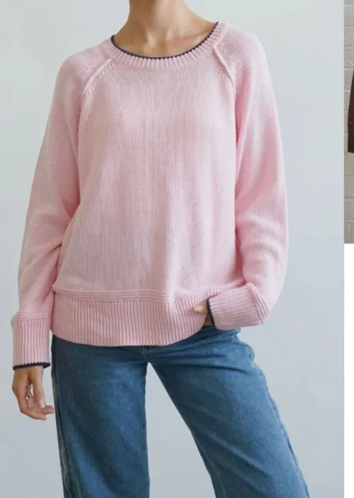 Niki Blush Cotton Jumper