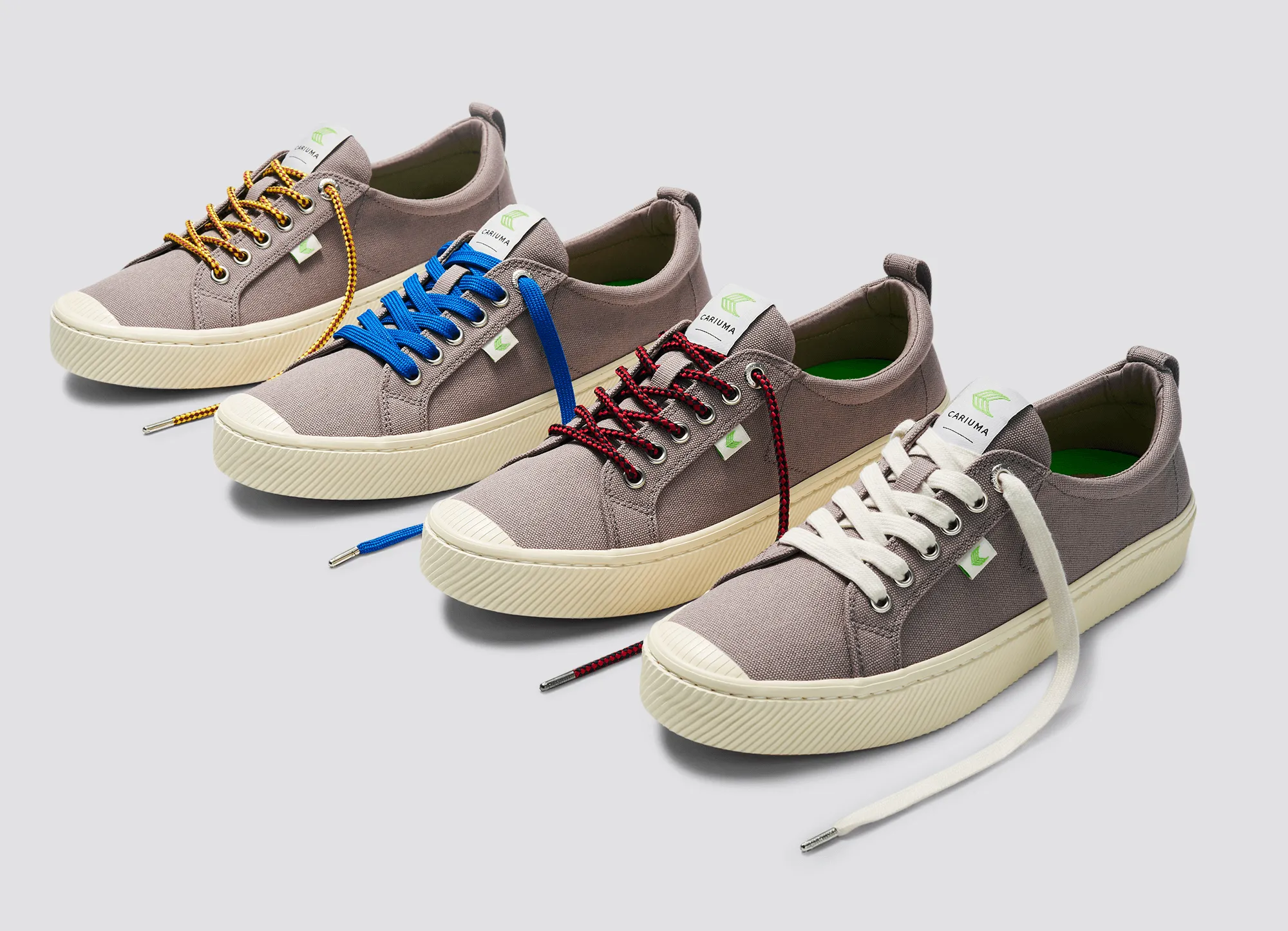 OCA Low Mystic Grey Canvas Sneaker Women