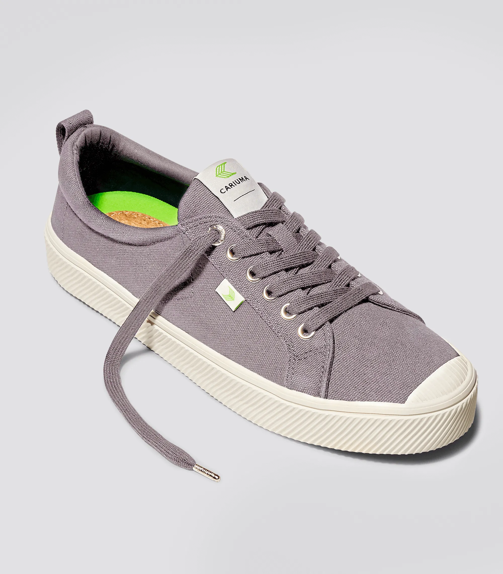 OCA Low Mystic Grey Canvas Sneaker Women