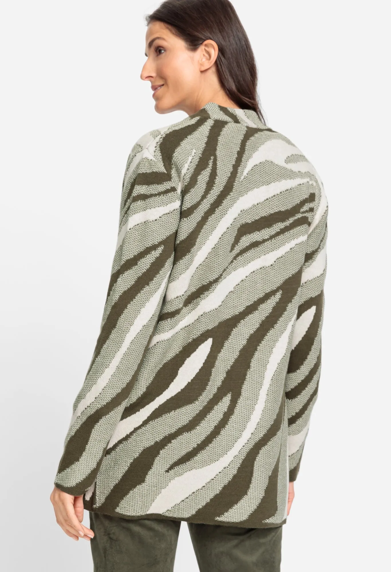 Open Front Knit Cardigan