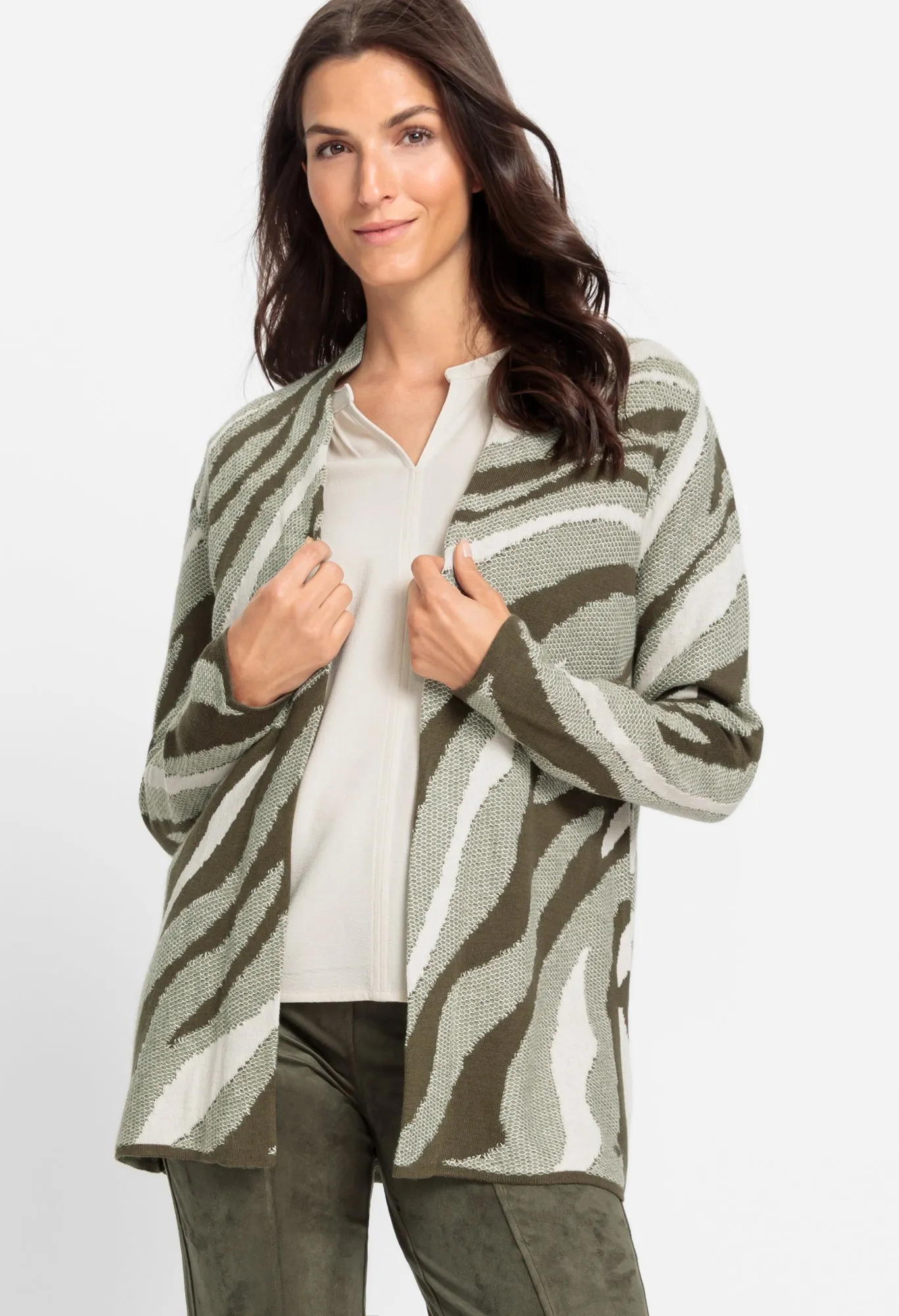 Open Front Knit Cardigan