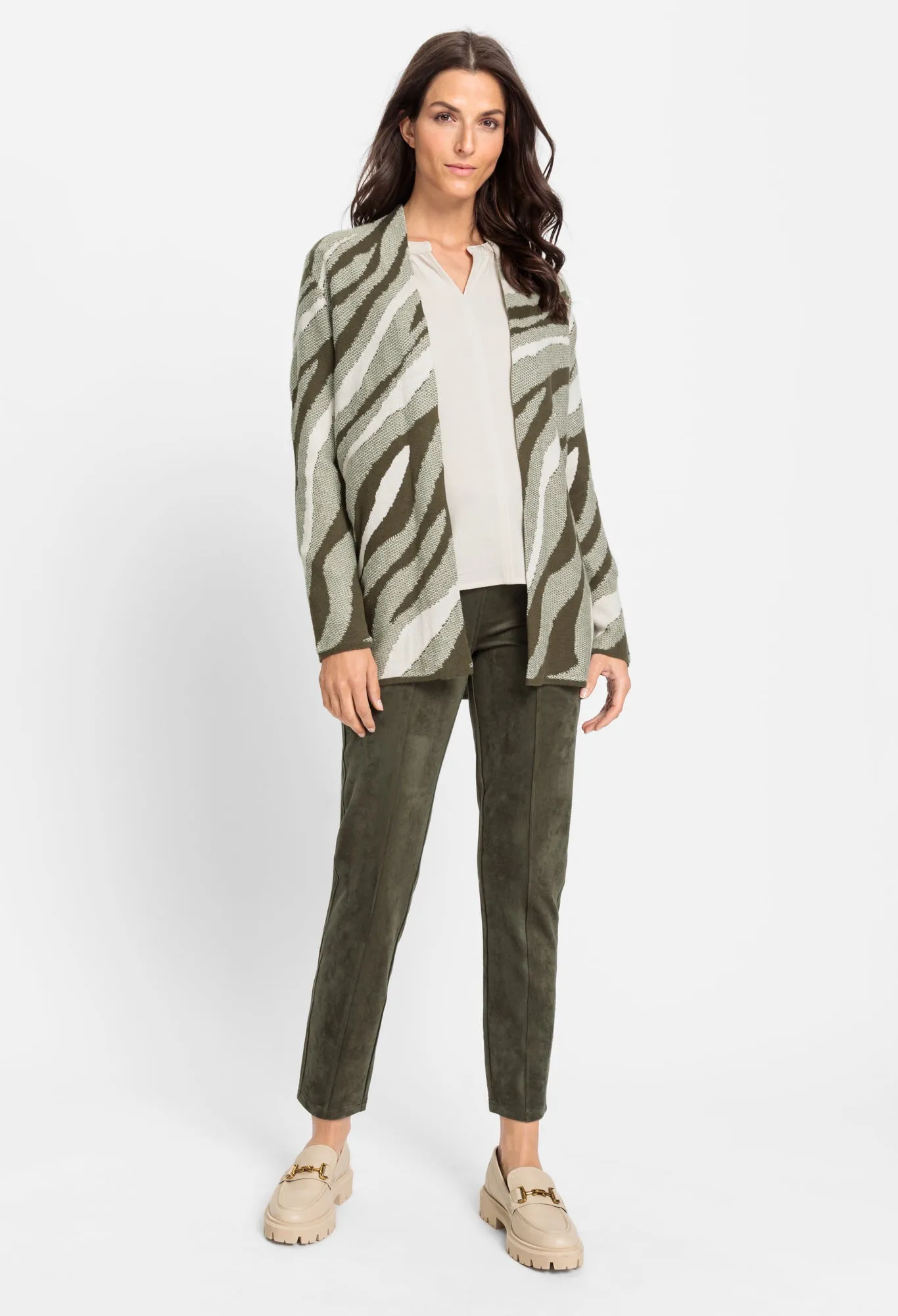 Open Front Knit Cardigan