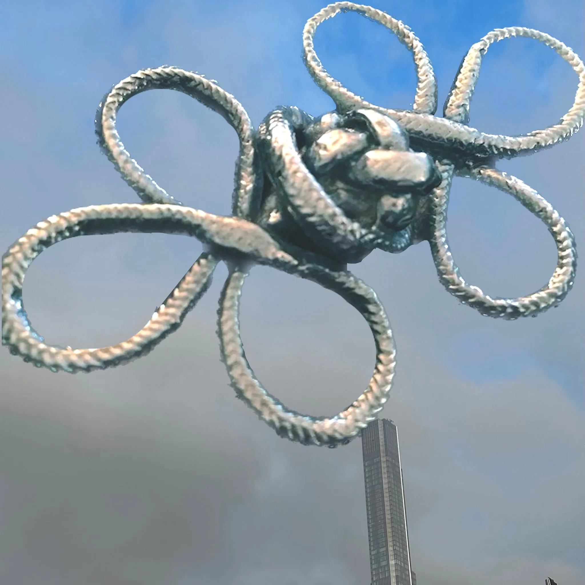 "Frog" Braided Toggle Brooch