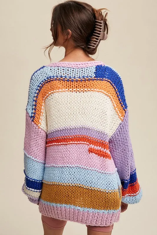 RAINBOW BRIGHT CARDI