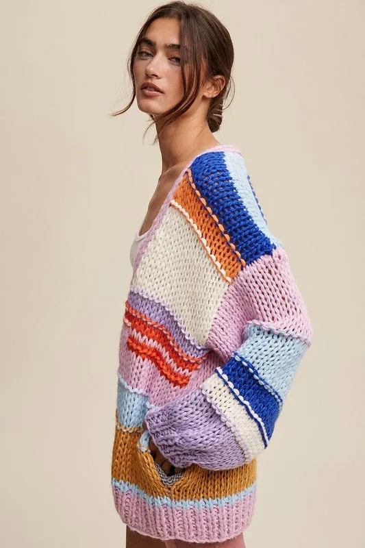 RAINBOW BRIGHT CARDI