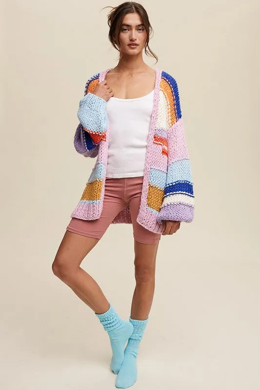 RAINBOW BRIGHT CARDI