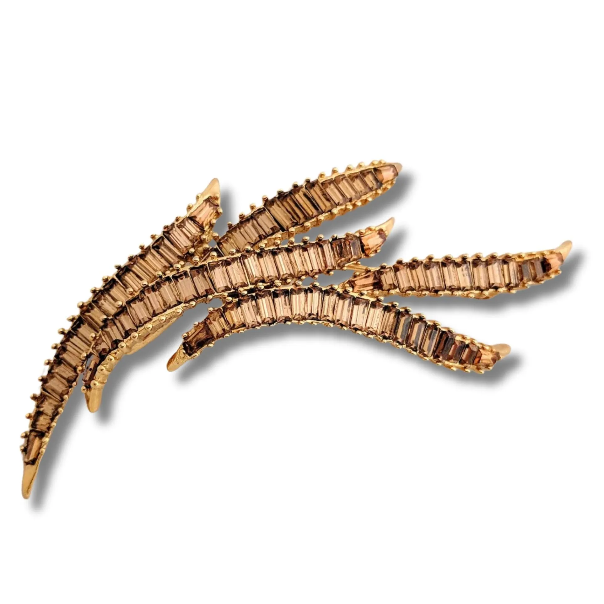 RARE Marcel BOUCHER brooch signed brooch mint condition Marcel Boucher Signed Art Deco Brooch – Model 9331P, Rare brooch Baguette Crystals