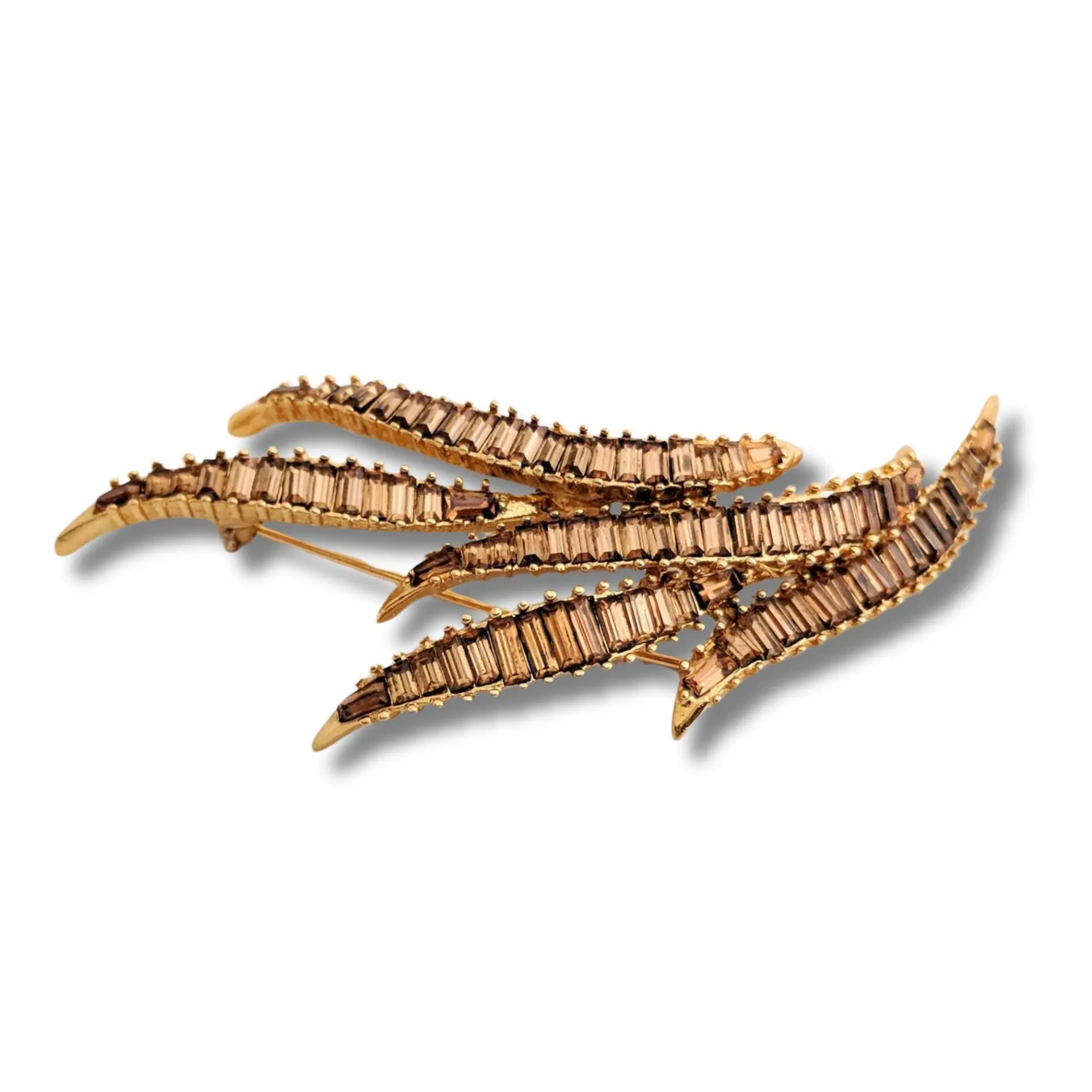 RARE Marcel BOUCHER brooch signed brooch mint condition Marcel Boucher Signed Art Deco Brooch – Model 9331P, Rare brooch Baguette Crystals