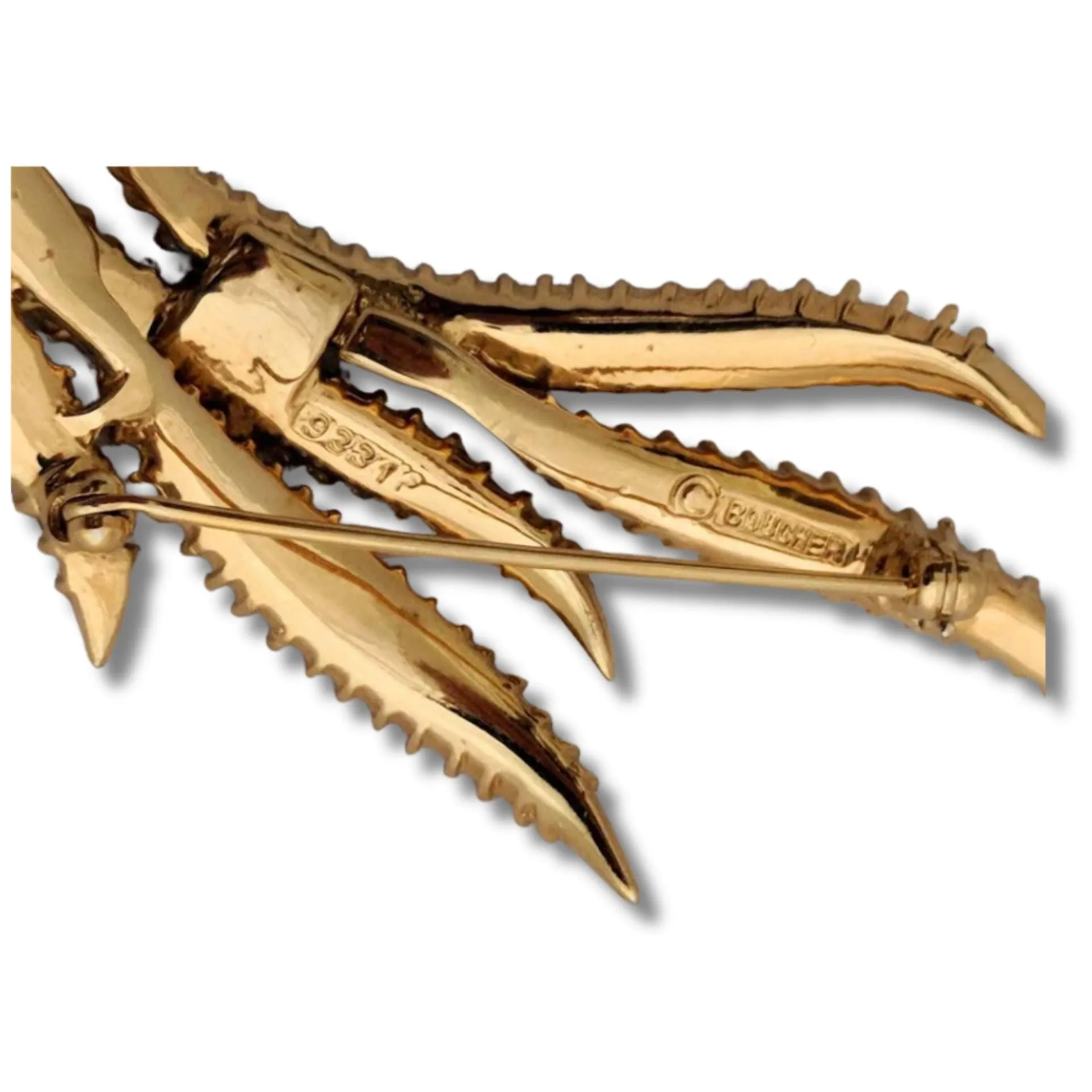 RARE Marcel BOUCHER brooch signed brooch mint condition Marcel Boucher Signed Art Deco Brooch – Model 9331P, Rare brooch Baguette Crystals
