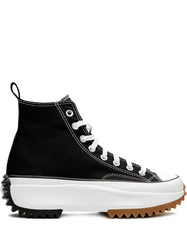 Run Star Hike Hi "Black/White" sneakers