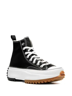 Run Star Hike Hi "Black/White" sneakers