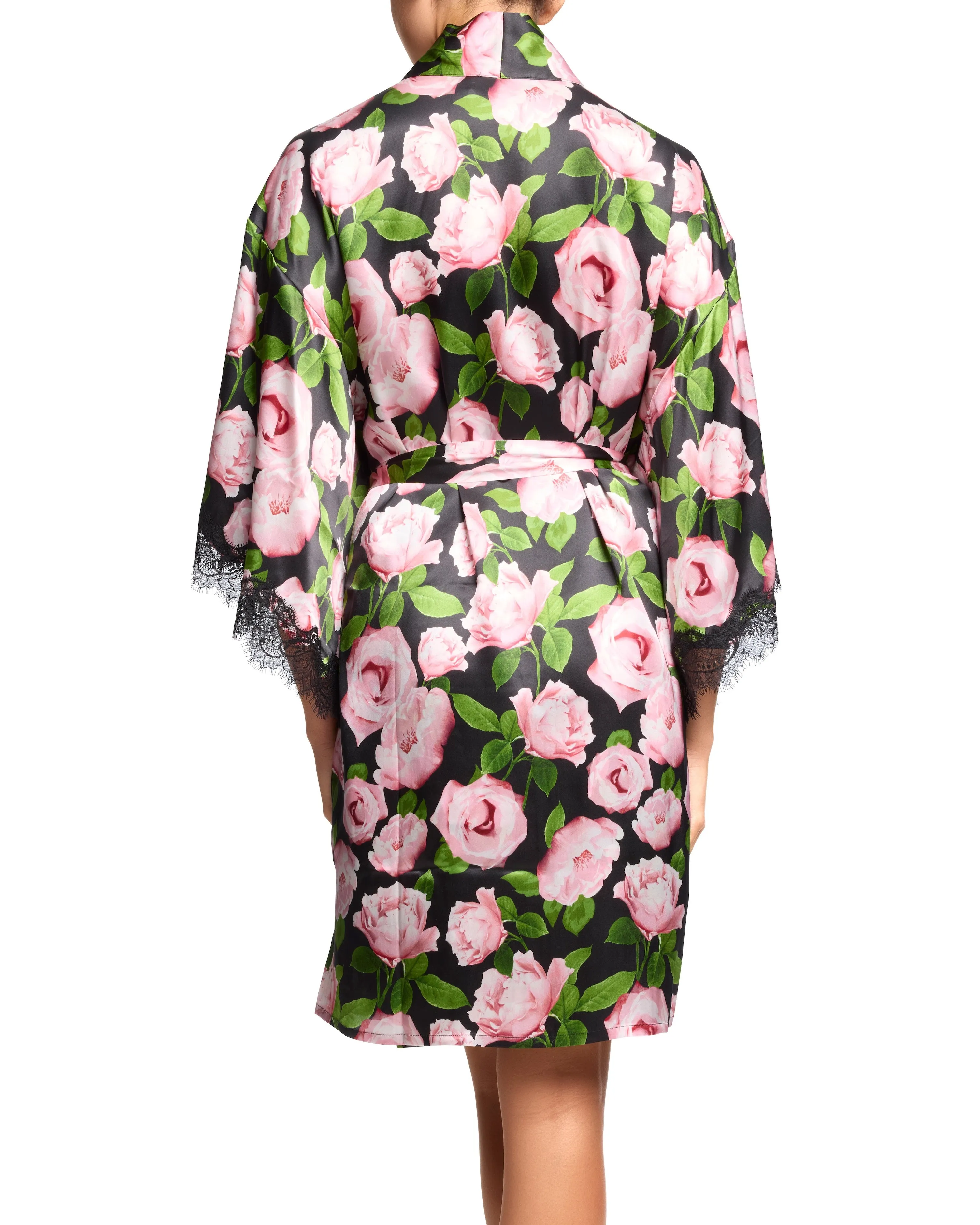 Sainted Sisters - Scarlett Silk Kimono - Rosalia