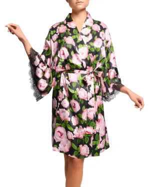 Sainted Sisters - Scarlett Silk Kimono - Rosalia