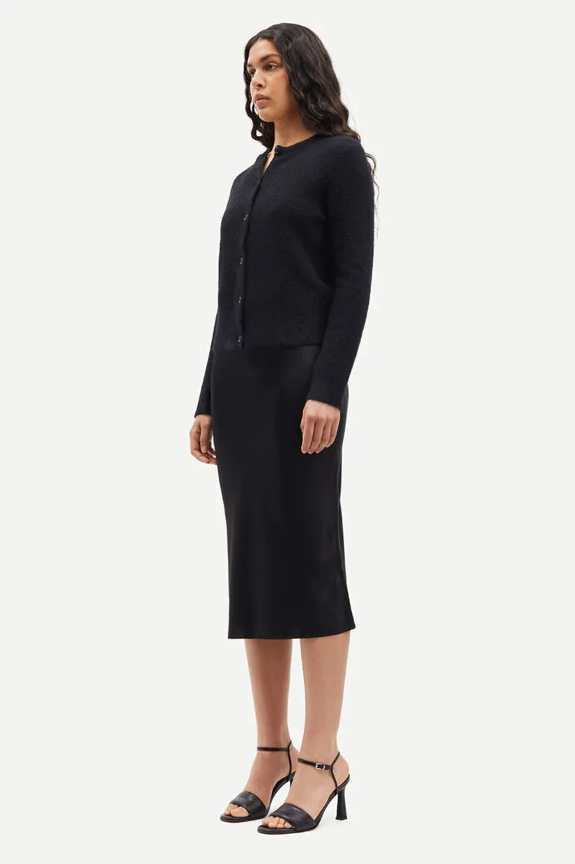 Samsoe Samsoe Nor Short Cardigan - Black
