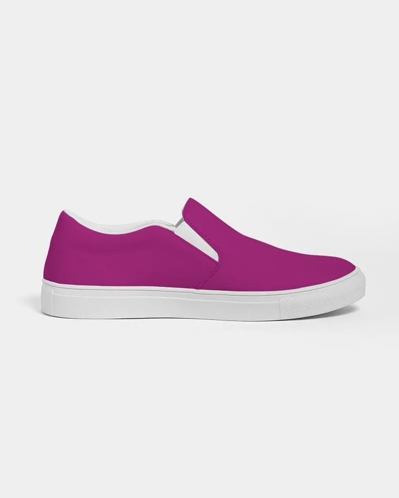 Shaded Magenta Slip-On Canvas Sneakers | Men's | C12M100Y0K30