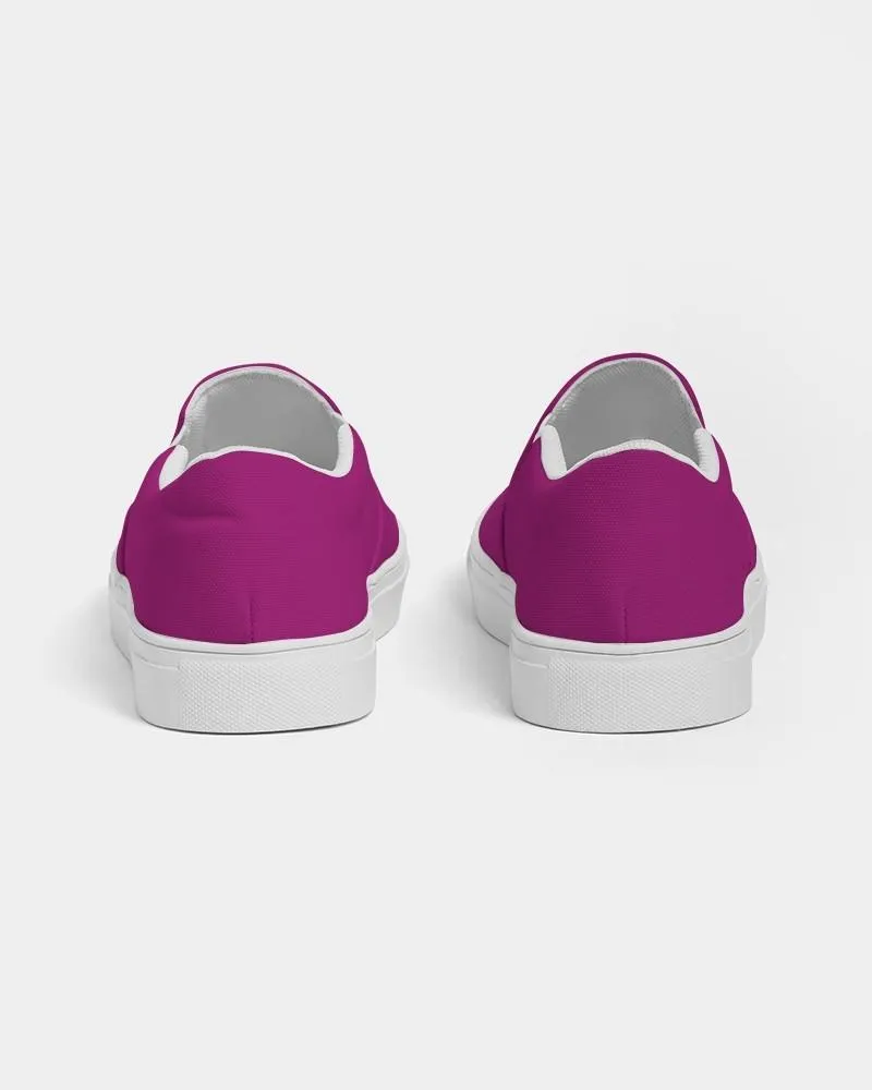 Shaded Magenta Slip-On Canvas Sneakers | Men's | C12M100Y0K30