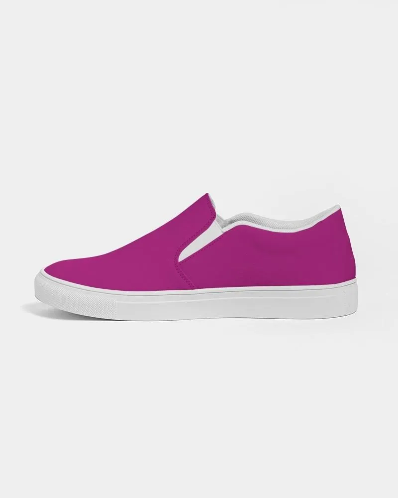 Shaded Magenta Slip-On Canvas Sneakers | Men's | C12M100Y0K30