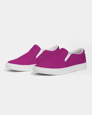 Shaded Magenta Slip-On Canvas Sneakers | Men's | C12M100Y0K30