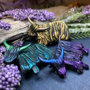 Shaggy Highland Cow Brooch