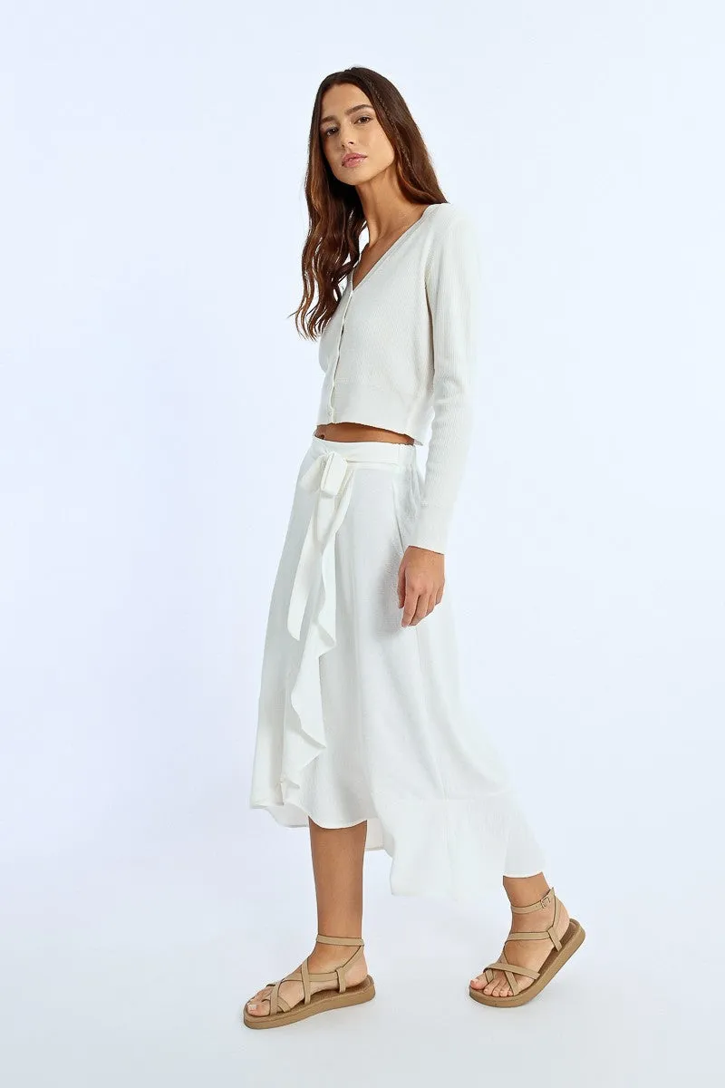 SHORT FITTED CARDIGAN