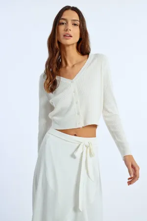 SHORT FITTED CARDIGAN