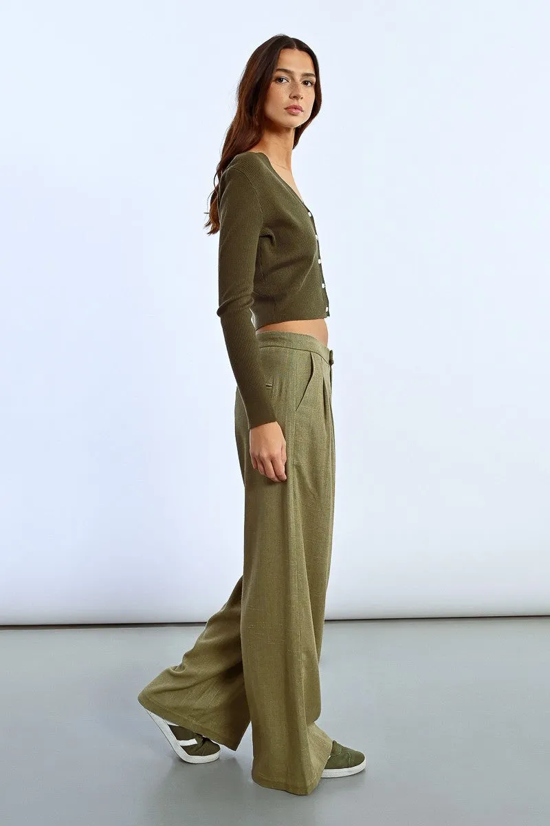 SHORT FITTED CARDIGAN