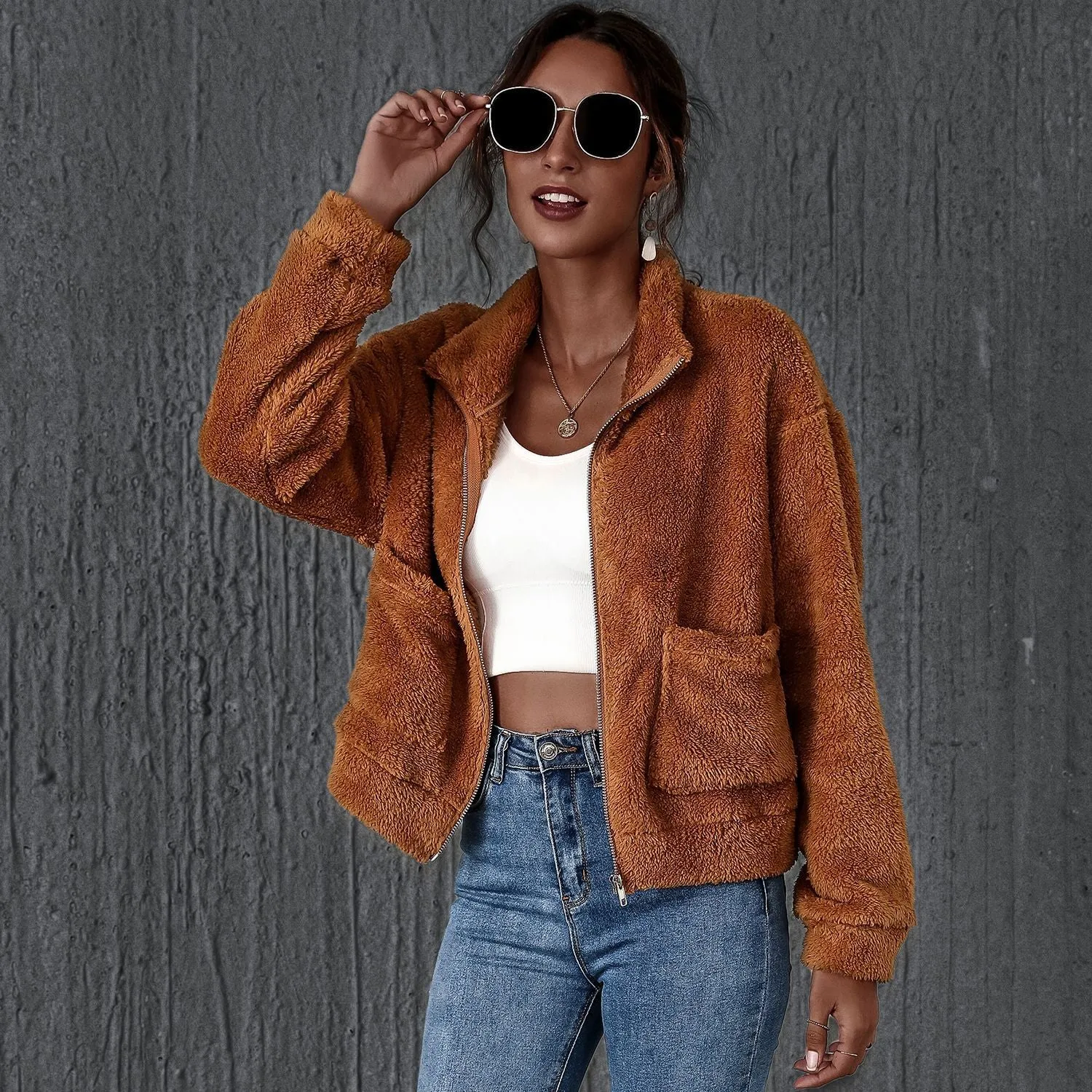 Short Jacket Woolen long-sleeved Coat