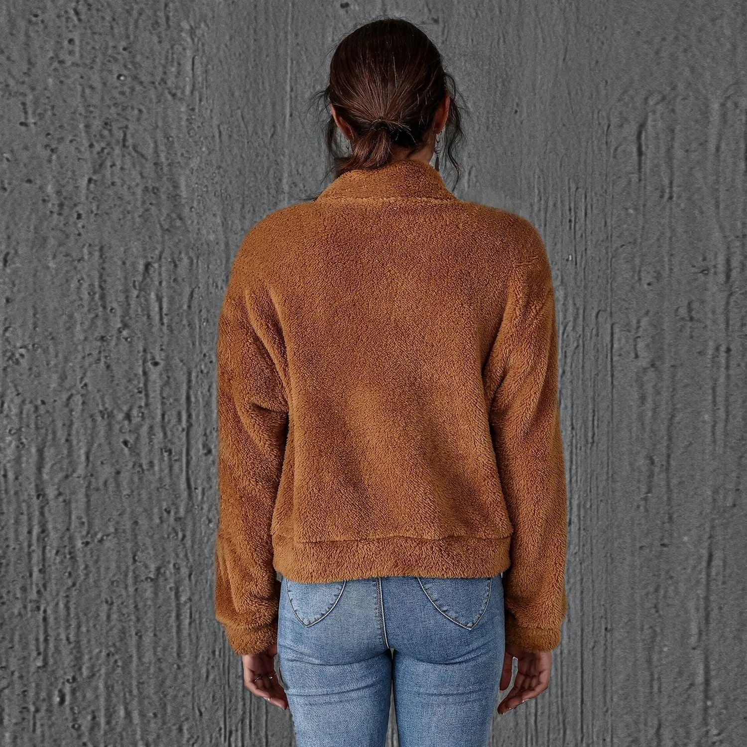 Short Jacket Woolen long-sleeved Coat