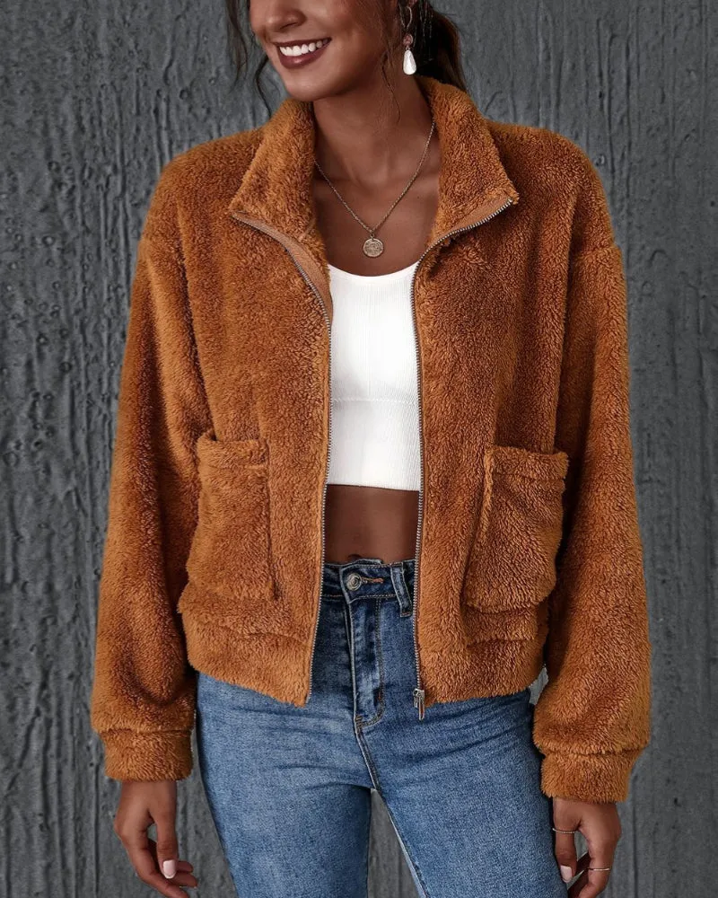 Short Jacket Woolen long-sleeved Coat
