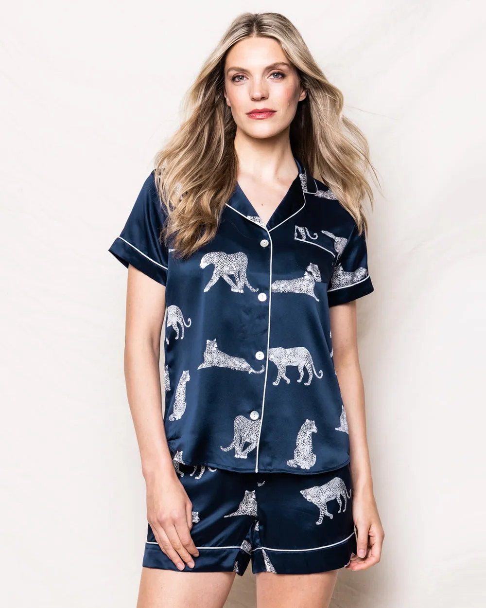 Silk Pajama Short Set
